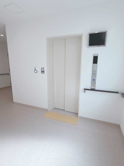 バリアフリー対応で過ごしやすい院内